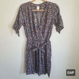 GAP Faux Wrap A-Line Dress